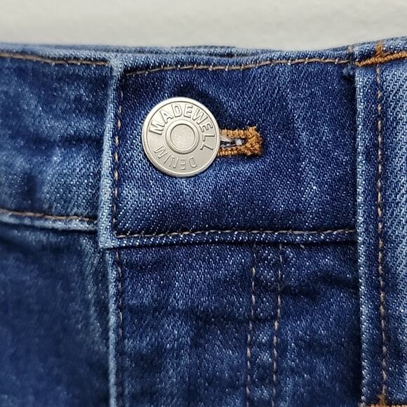 Madewell Stretch Denim Straight Mini Skirt Step-Hem Edition 26 - Picture 5 of 16